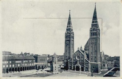 Szeged Szeged (Ungarn) Leporello II (Stauchung, Ecken abgestossen)