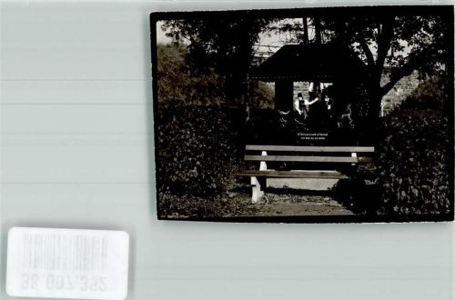 Rötenbach Handgeschnitzter Brunnen Foto Original aus Archiv eines Ansichtskartenverlags Ort handschriftlich