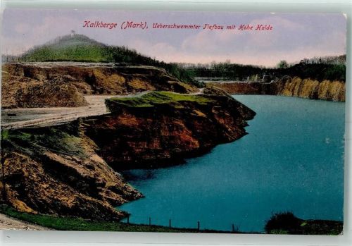 Kalkberge überschwemmter Tiefbau Hohe Halde