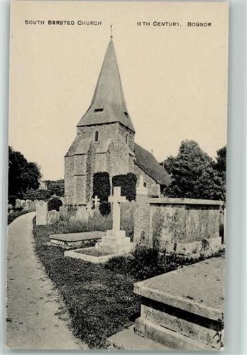 Bognor Regis South Bersted Church 16 th Century Grab Kreuz