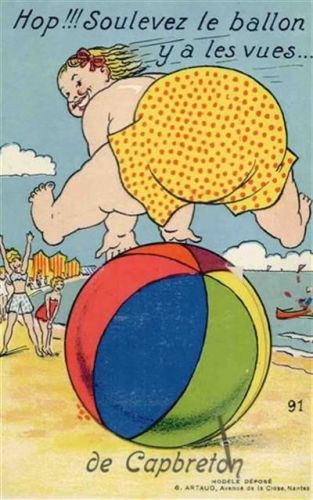 Capbreton Capbreton (Frankreich) Leporello, Ballspiele am Strand I-II