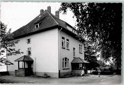 Groß Berkel Landschulheim Foto Original aus Archiv eines Ansichtskartenverlages Ort handschriftlich