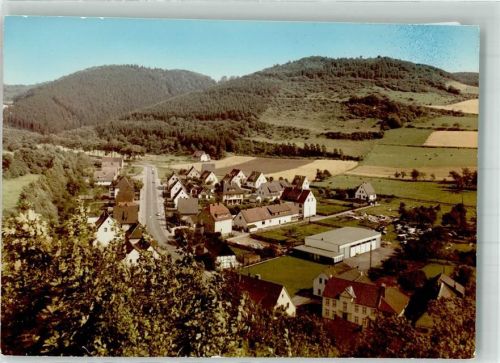 Hachen Panorama des Ortes Foto Original aus Archiv eines Ansichtskartenverlags Ort handschriftlich
