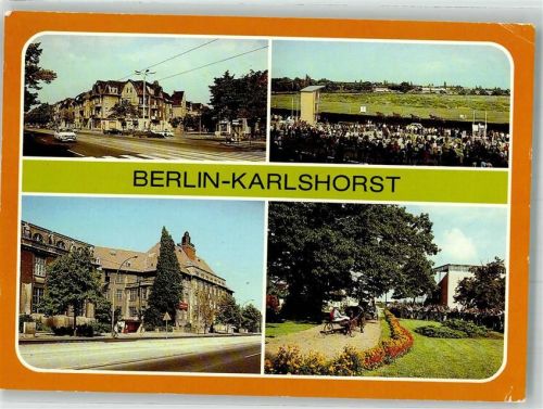Karlshorst 1989 Trabrennbahn Hochschule