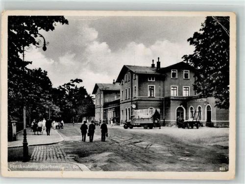 Frankenberg Bahnhof LKW