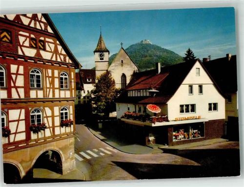 Neuffen Kirche Burg Hohenneuffen Rathaus