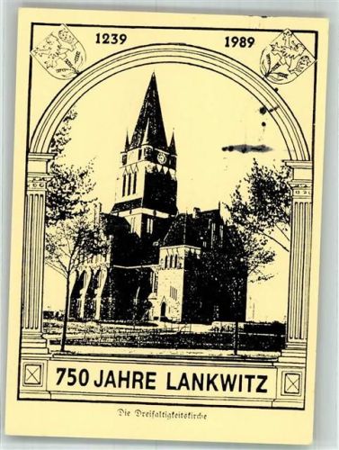 Lankwitz 1989 Dreifaltigkeitskirche 750jähriges Ortsjubiläum