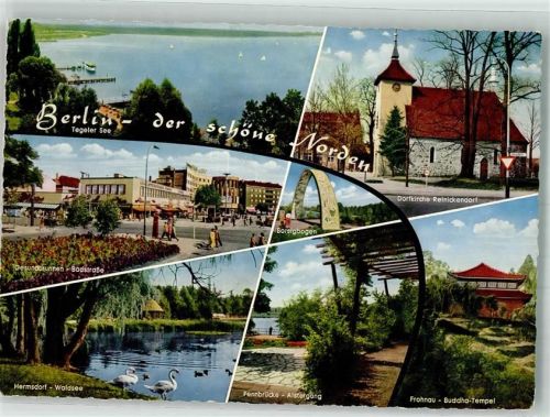 Reinickendorf Tegeler See Hermsdorf Waldsee Frohnau Buddhatempel