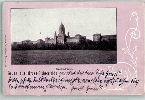 Lichterfelde 1901 Kaserne Kadetten-Anstalt