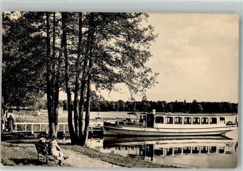 Bad Saarow Anlegestelle Fahrgastschiff Oberspree