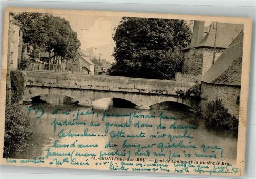 Montfort-sur-Meu 1926 Pont de Coulom