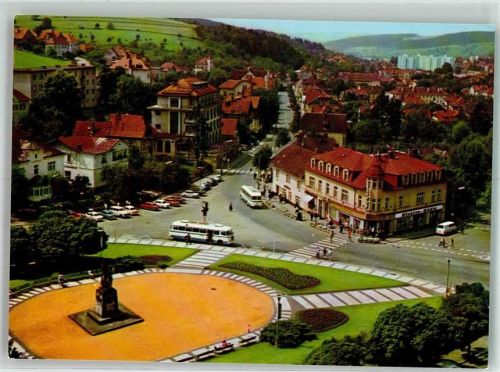Lazne Luhacovice Platz der Roten Armee Omnibus Denkmal