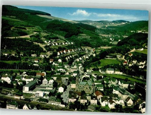 Lennestadt 1972 Fliegeraufnahme