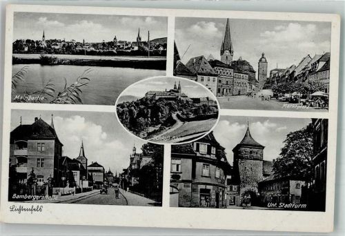 Lichtenfels Schloss Banz Marktplatz Bamberger Straße Unterer Stadtturm