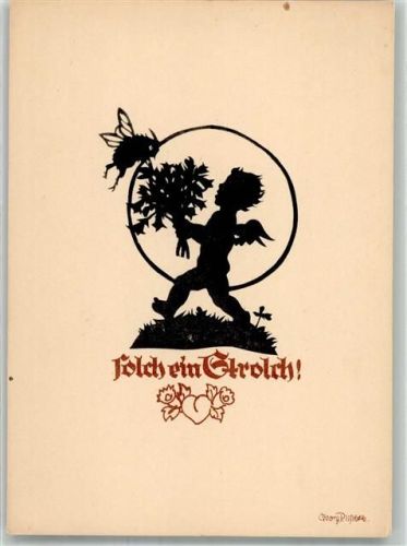 Scherenschnitt Engel Biene
