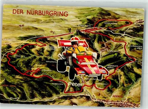 Adenau Vogelschau Kind Spielzeugauto T. Busch