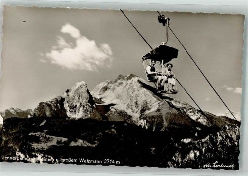 Schönau Jennerbahn mit kleinem und großem Watzmann Fotograf Lochner