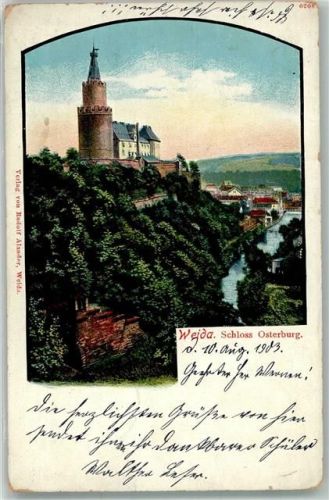 Weida 1903 Schloss Osterburg