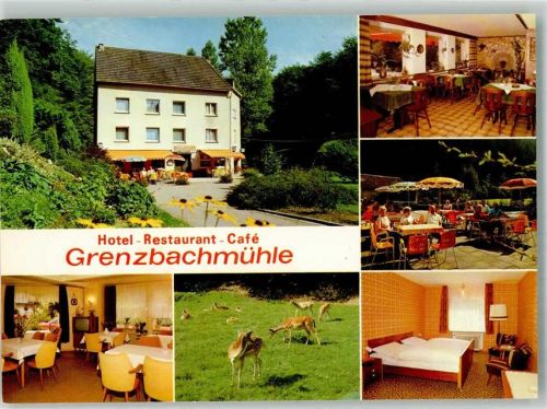 Horhausen Gasthaus Cafe Pension Grenzbachmühle mit Wildgehege