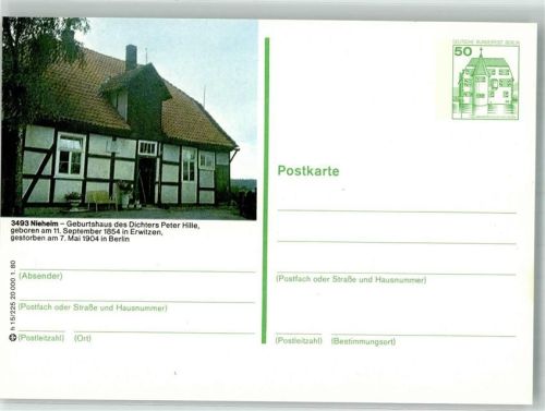 Nieheim Geburtshaus des Dichters Peter Hille