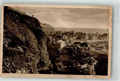 Helgoland Das Unterland Fotograf Rudolf Thode