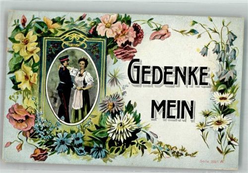 1913 Gedenke mein Verlag Fr. Ch. Hechler jr. Serie 300/1 A