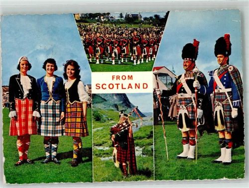 Dundee Uniform Tracht Schottland Ort lt. Verlag