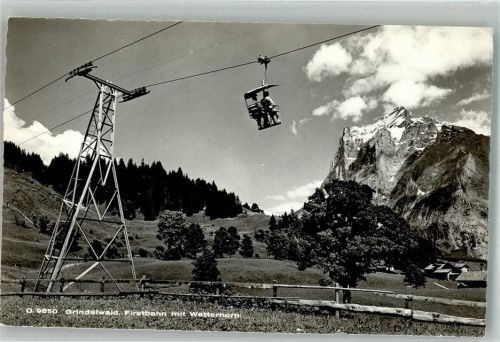 Grindelwald Firstbahn mit Wetterhorn