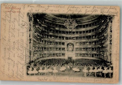Milano 1900 Teatro alla Scala Ballett