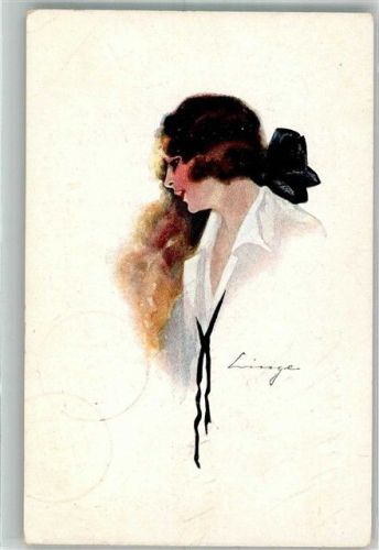 1923 sign. Linge Frau H.V.B. 3722