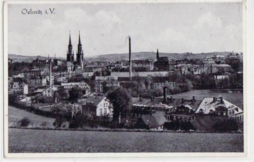 Oelsnitz Oelsnitz ungelaufen leichte Abschürfungen, leicht fleckig, sonst gut erhalten