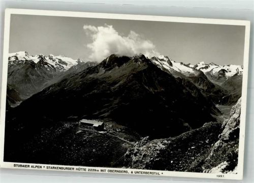 Starkenburger Hütte 1932 Hüttenstempel