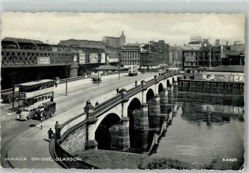 Glasgow Omnibus LKW Auto Jamaica Bridge
