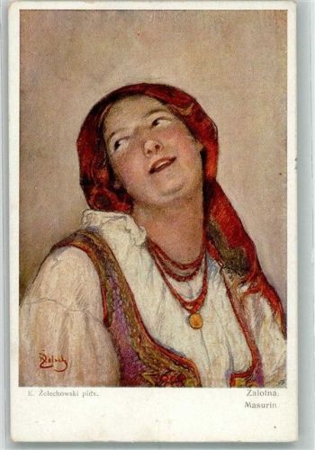 1917 sign. Zeleckowski K. Masurin PJG W.L K 106 Feldpost R.-I.-R. 104 10. Komp.