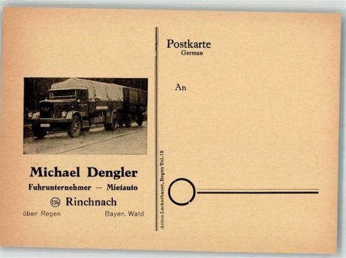 Rinchnach Fa. Dengler Fuhrunternehmen Mietwagen