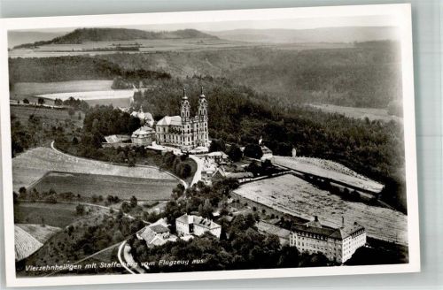 Bad Staffelstein Fliegeraufnahme Vierzehnheiligen Basilika Wallfahrt Staffelberg