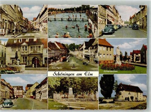Schöningen Niedernstraße Brunnen Wasserträgerin Westendorf Schwimmbad Bismarckstraße Am Markt Eichendorffstraße Kriegerdenkmal Jugendherberge Verlag Lagerbauer