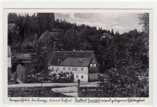 Kurort Berggießhübel Bad Berggießhübel mit Gasthaus gelaufen von 1937. Gute Erhaltung.