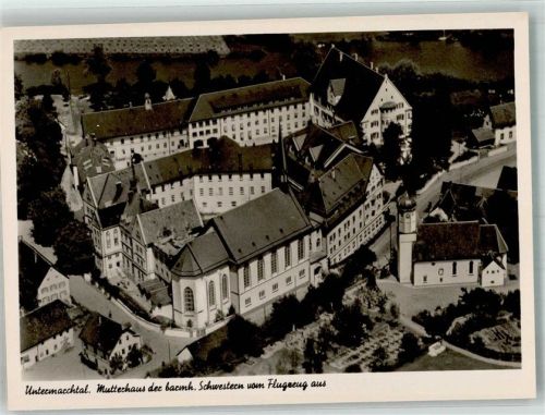 Untermarchtal Fliegeraufnahme Mutterhaus der barmh. Schwestern Freigeg. d. R.L.M.