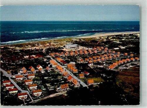Norderney Fliegeraufnahme der Nordhelm-Siedlung