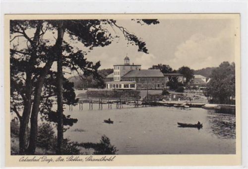 Greifenberg Ostseebad Deep - Mrzezyno / Kreis Greifenberg - Gryfice. Strandhotel ungelaufen Rückseite leicht fleckig, sonst gut erhalten