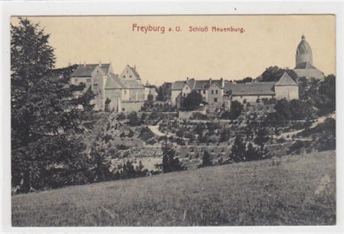 Freyburg Schloß Neuenburg in Freyburg a. U gelaufen 1913. Gute Erhaltung.