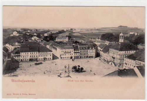 Bischofswerda Bischofswerda mit Blick von der Kirche. ungelaufen um 1900 Gute Erhaltung.