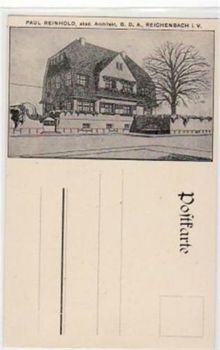 Reichenbach Reichenbach, Paul Reinhold, akad. Architekt, B. D. A. ungelaufen Gute Erhaltung.