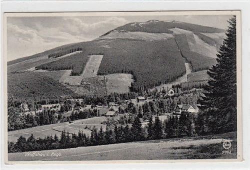 Wolfshau / Wilcza Poreba - Kreis Hirschberg / Jelenia Góra im Riesengebirge. gelaufen 30iger Jahre. Gute Erhaltung.