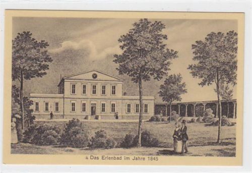 Schönebeck Schönebeck a. d. Elbe. Erlenbad im Jahre 1845 ungelaufen Top Erhaltung.