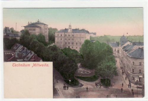 Mittweida Mittweida mit Technikum. ungelaufen um 1900 Gute Erhaltung.