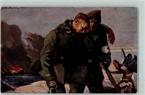 Nr. 5 Sanitätshundführer sign. Arthur Sailer - Wohlfahrtskarte AK