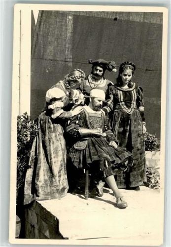 87452 W8966 Altusried Foto AK Götz Freilichtspiele Spielszene
