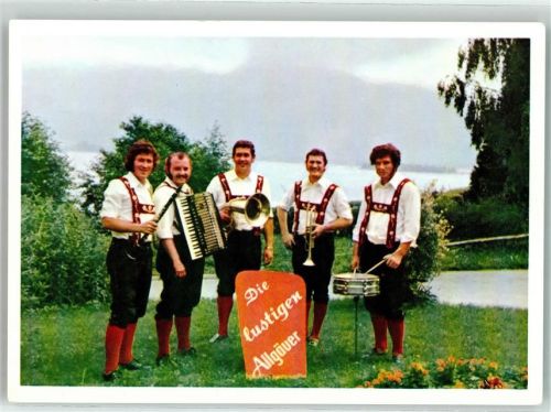 Die lustigen Allgäuer Tracht Lederhose